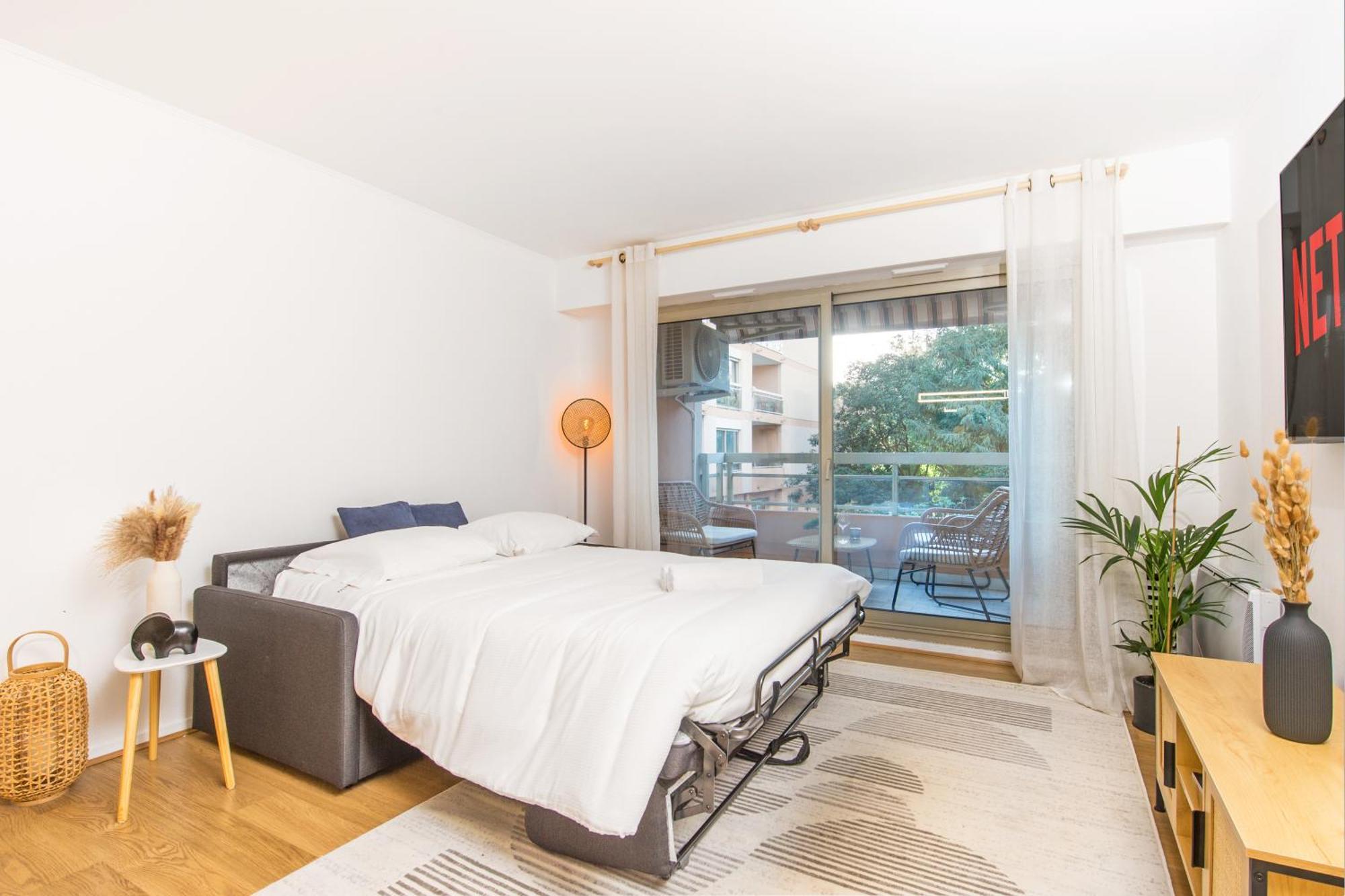 Appartement Renove - Terrasse - Parking - Bm 니스 외부 사진