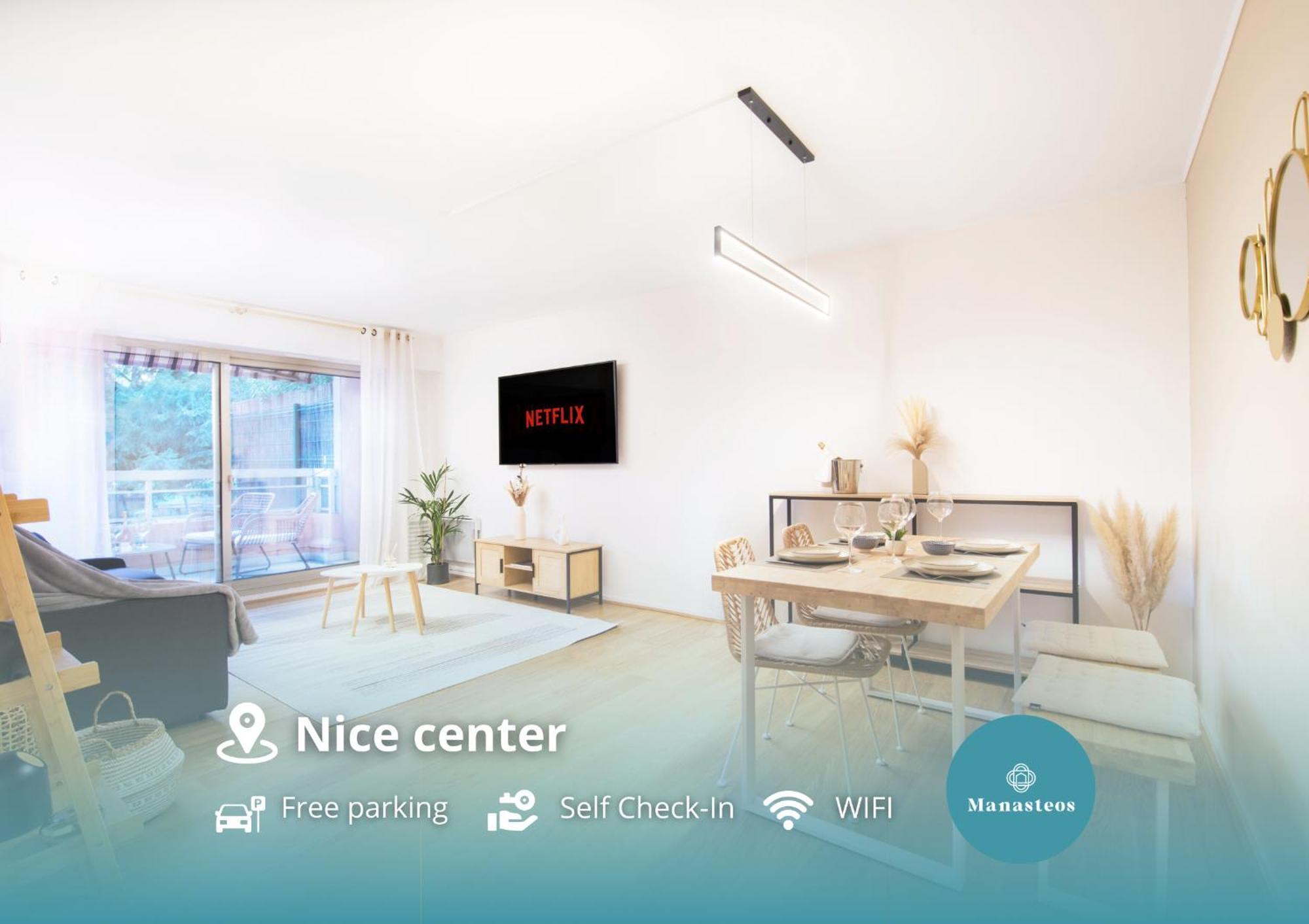 Appartement Renove - Terrasse - Parking - Bm 니스 외부 사진
